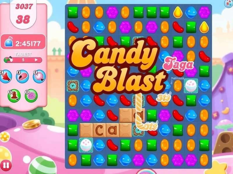 Candy Blast Saga Gameplay in India